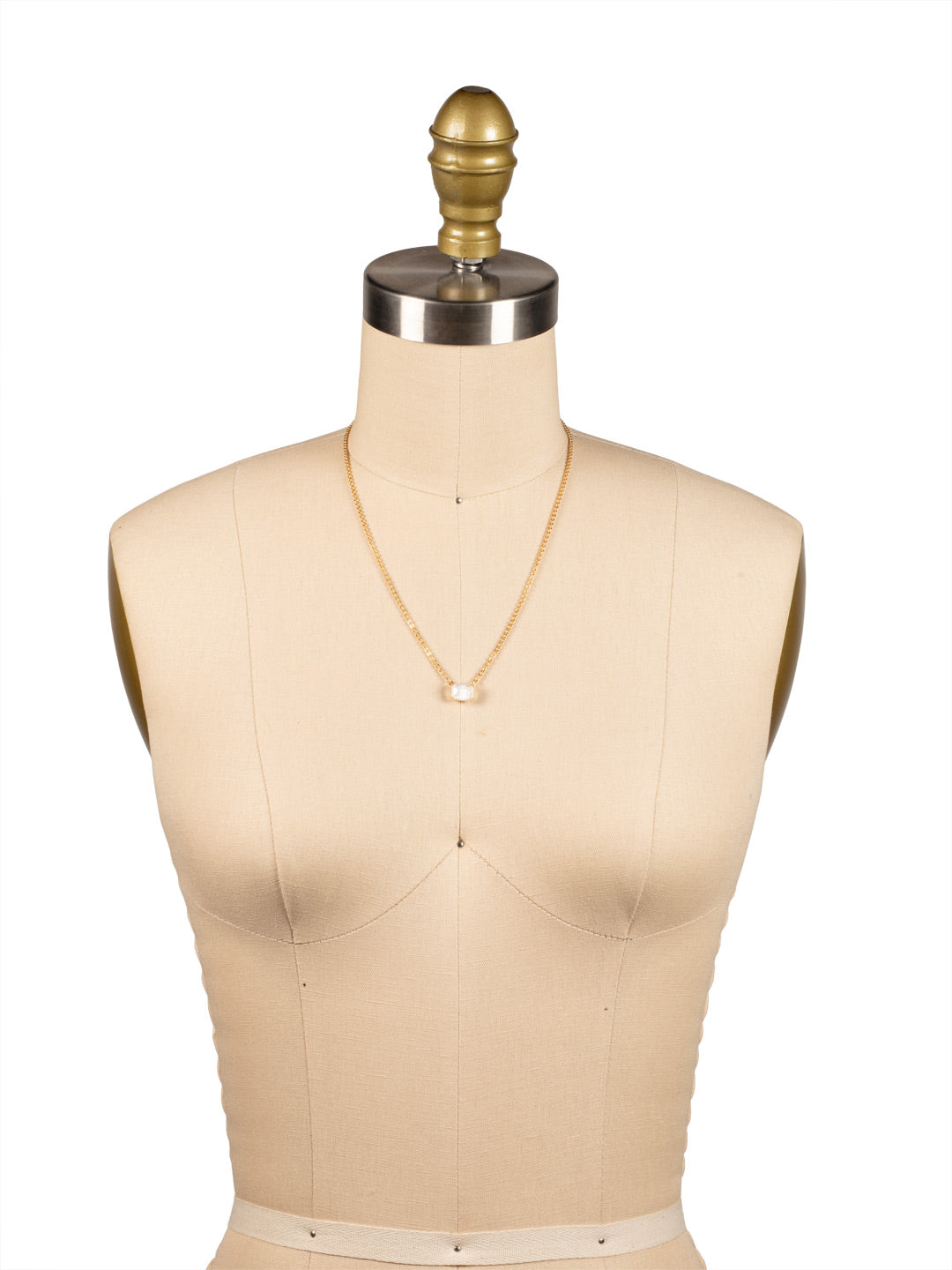 Octavia Single Crystal Pendant Necklace - NFM30BGICL