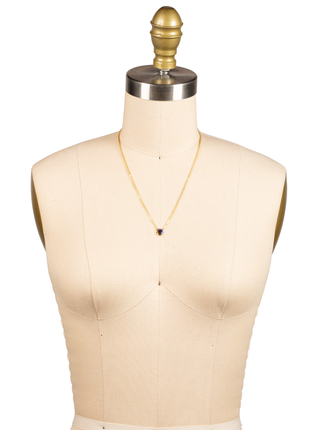 Octavia Single Crystal Pendant Necklace - NFM30BGLCA