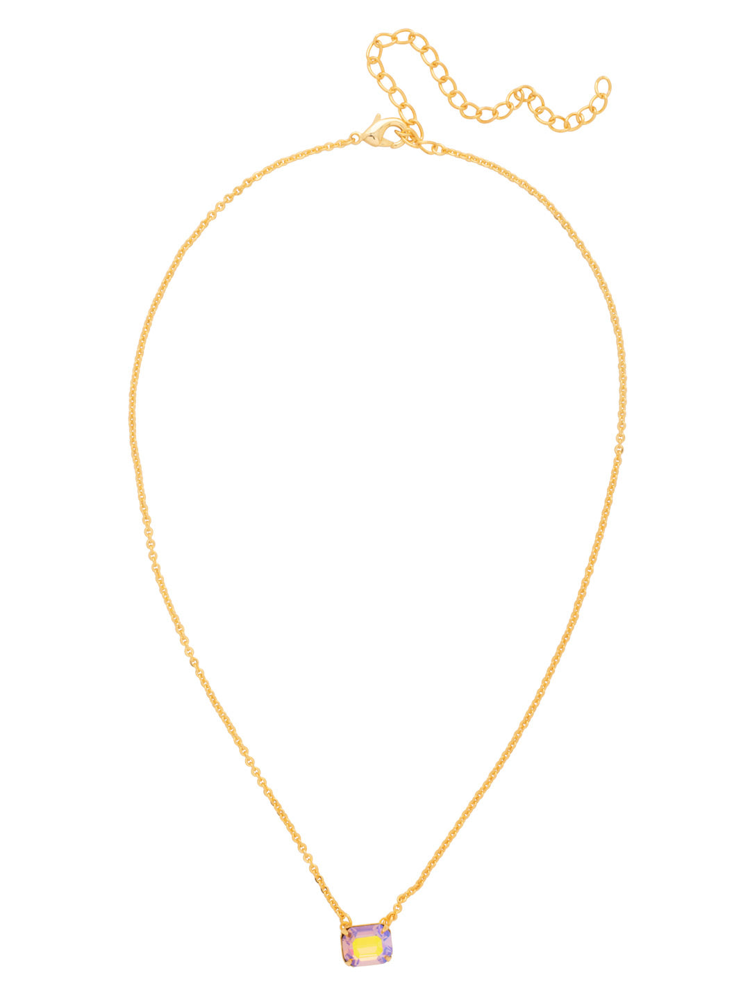 Octavia Single Crystal Pendant Necklace - NFM30BGLCA