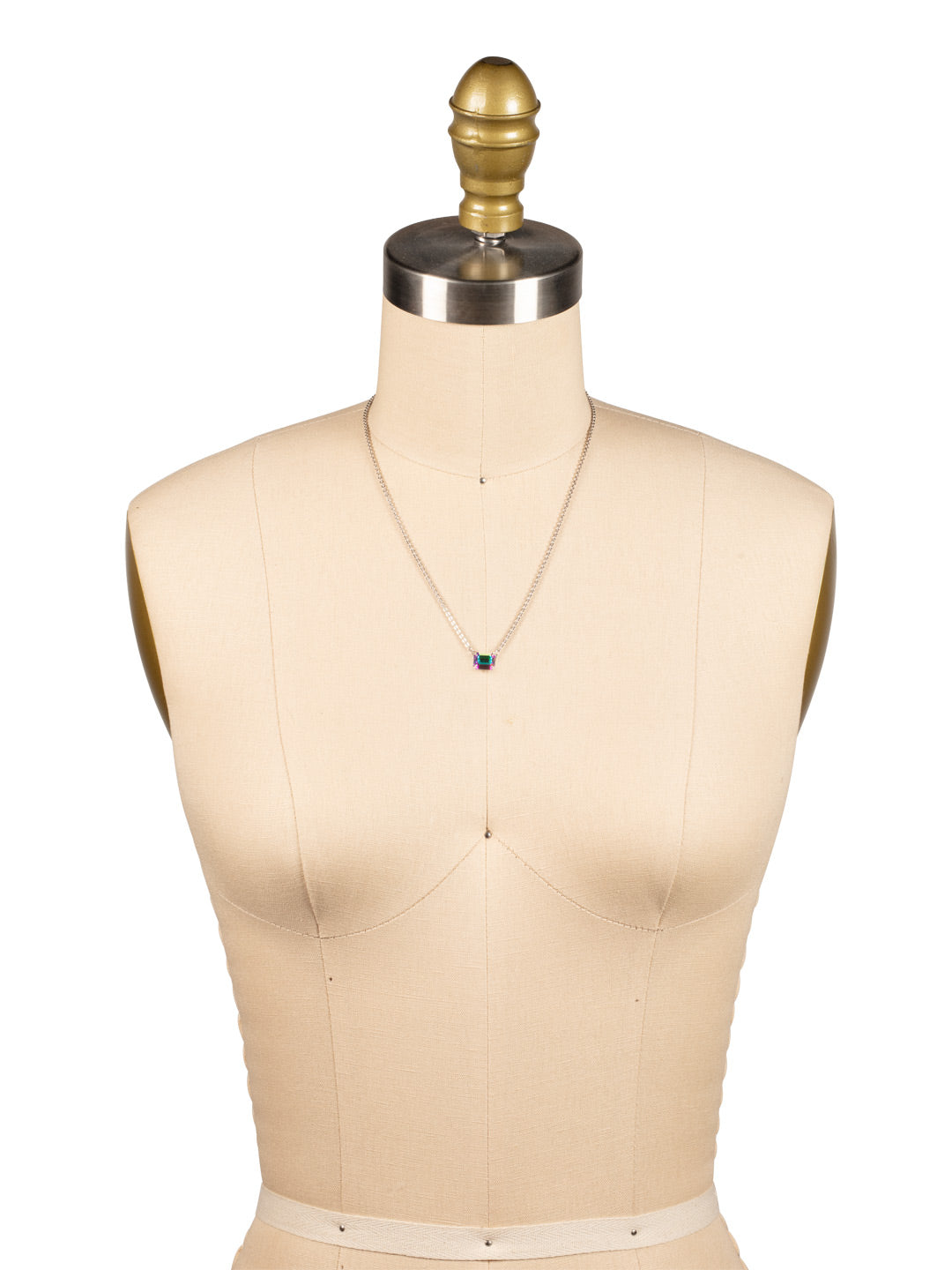 Octavia Single Crystal Pendant Necklace - NFM30PDCAB