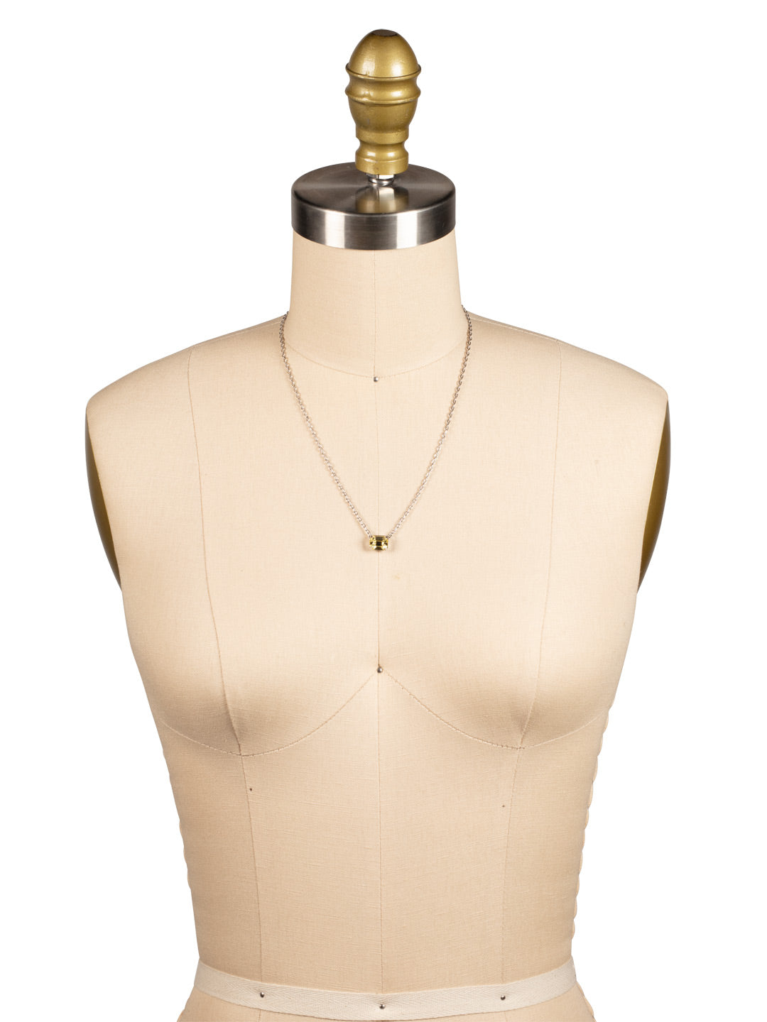 Octavia Single Crystal Pendant Necklace - NFM30PDJON