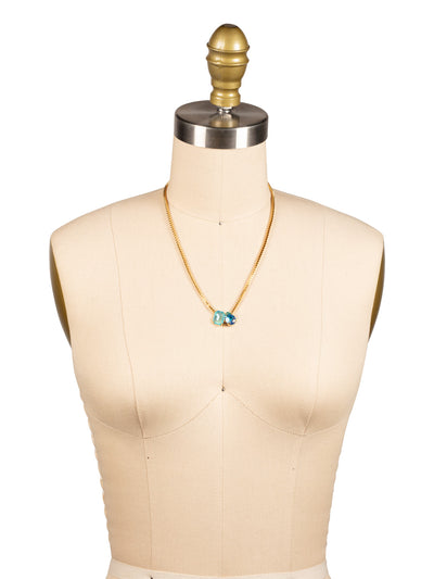 Emerald Pear Pendant Necklace - NFN3BGCSD