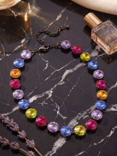 Nadine Tennis Necklace - NFU3GMNNI
