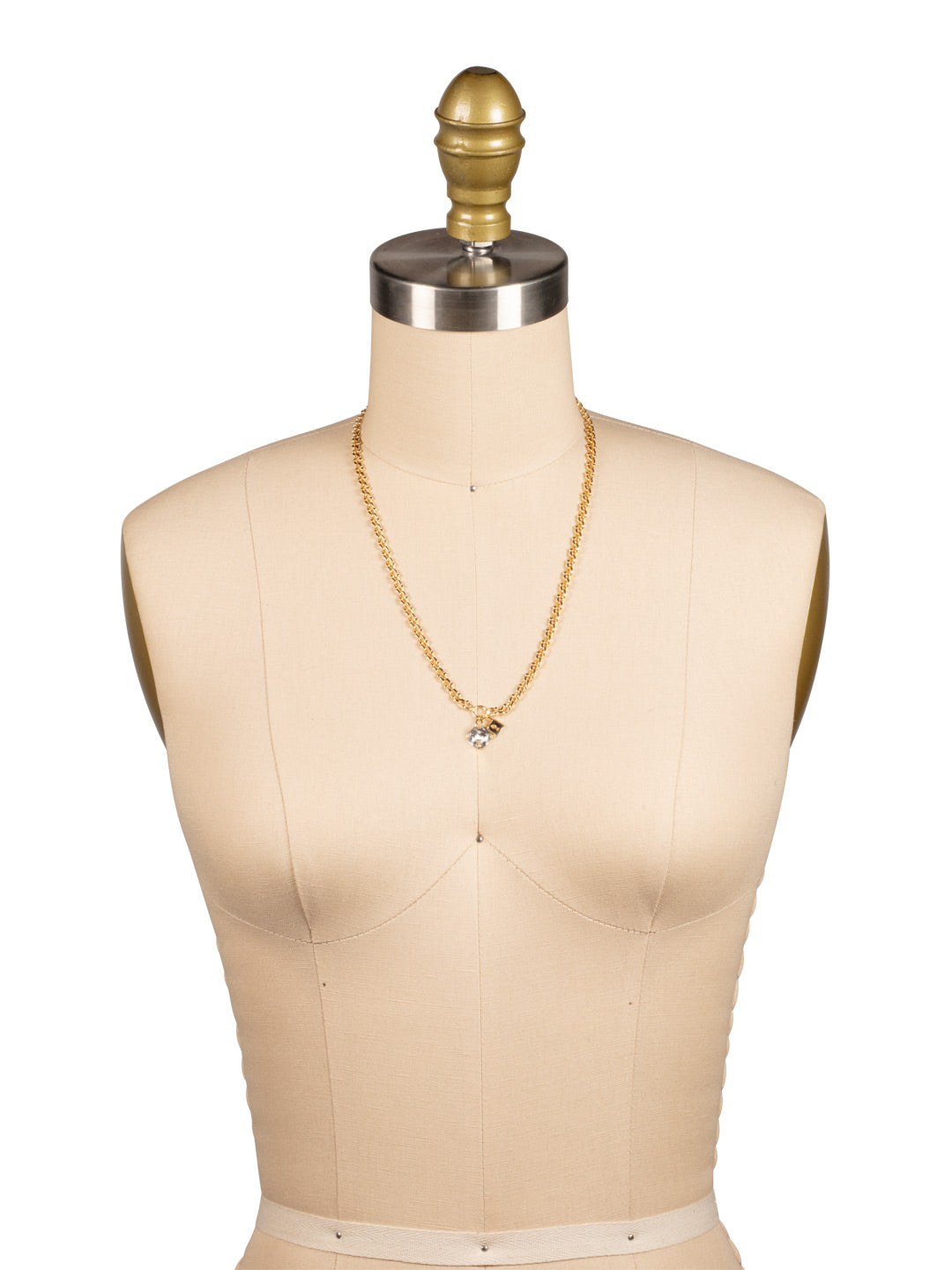 Izzy Lock Pendant Necklace - NFY1BGCRY