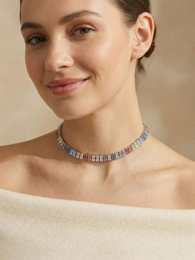 Bianca Choker Tennis Necklace - NFY55PDPBZ
