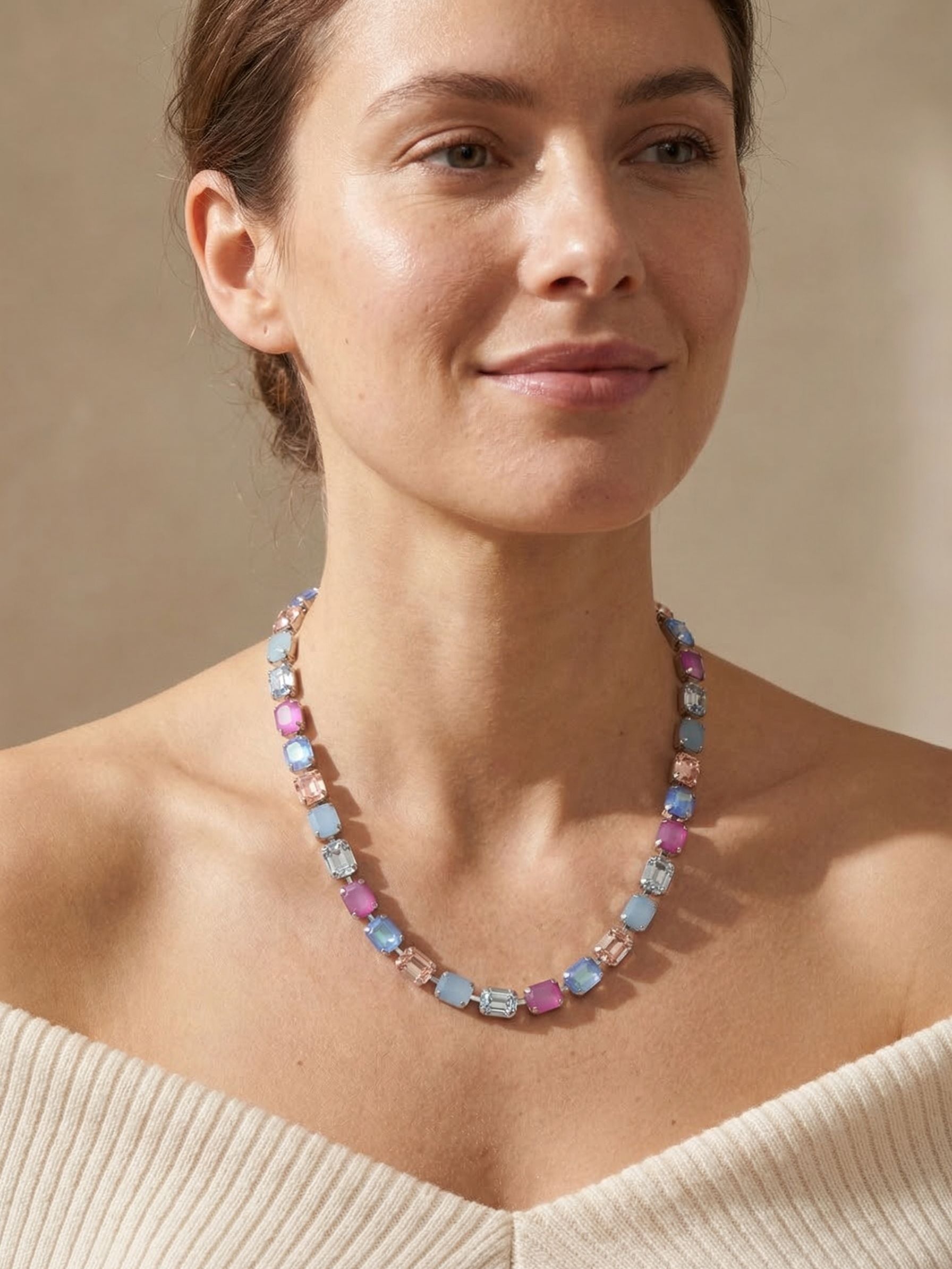 Octavia Repeating Tennis Necklace - NFY7PDPBZ