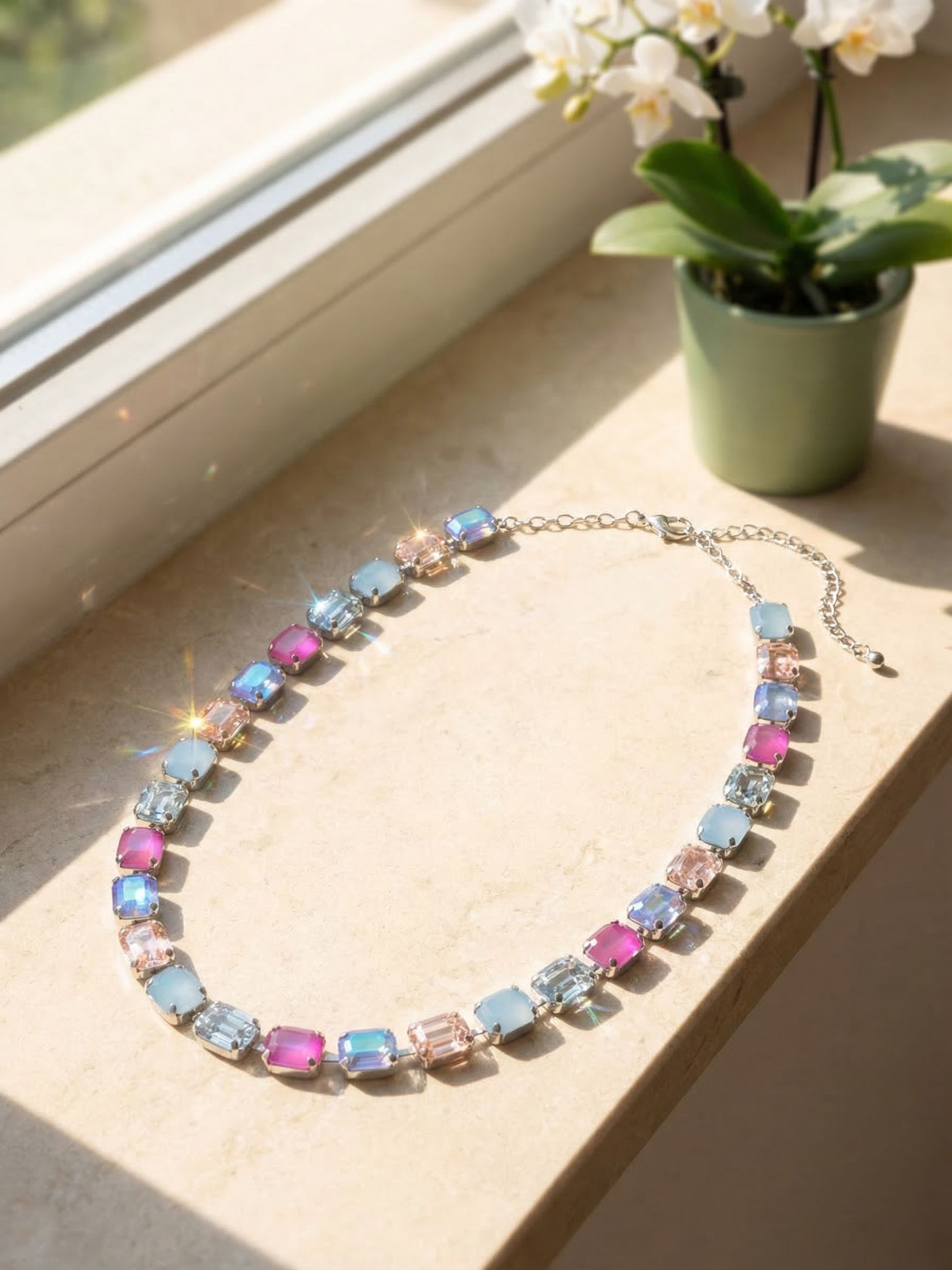 Octavia Repeating Tennis Necklace - NFY7PDPBZ