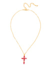 Clarissa Cross Pendant Necklace