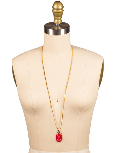Viretta Embellished Pendant Necklace - NFZ15BGREV