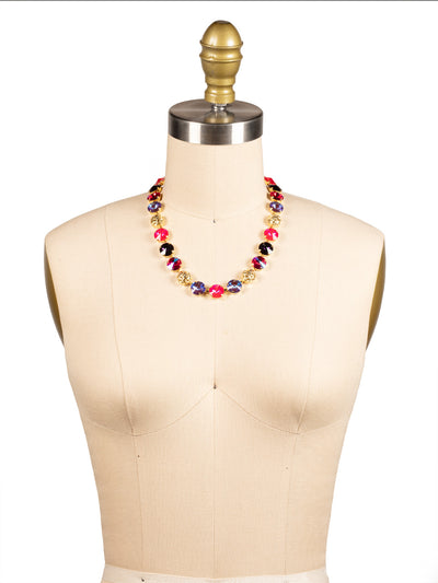 Clementine Tennis Necklace - NFZ18BGREV