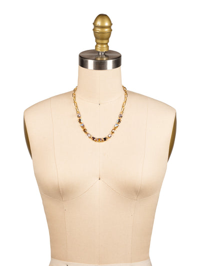 Octavia Paperclip Tennis Necklace - NFZ3BGCHA