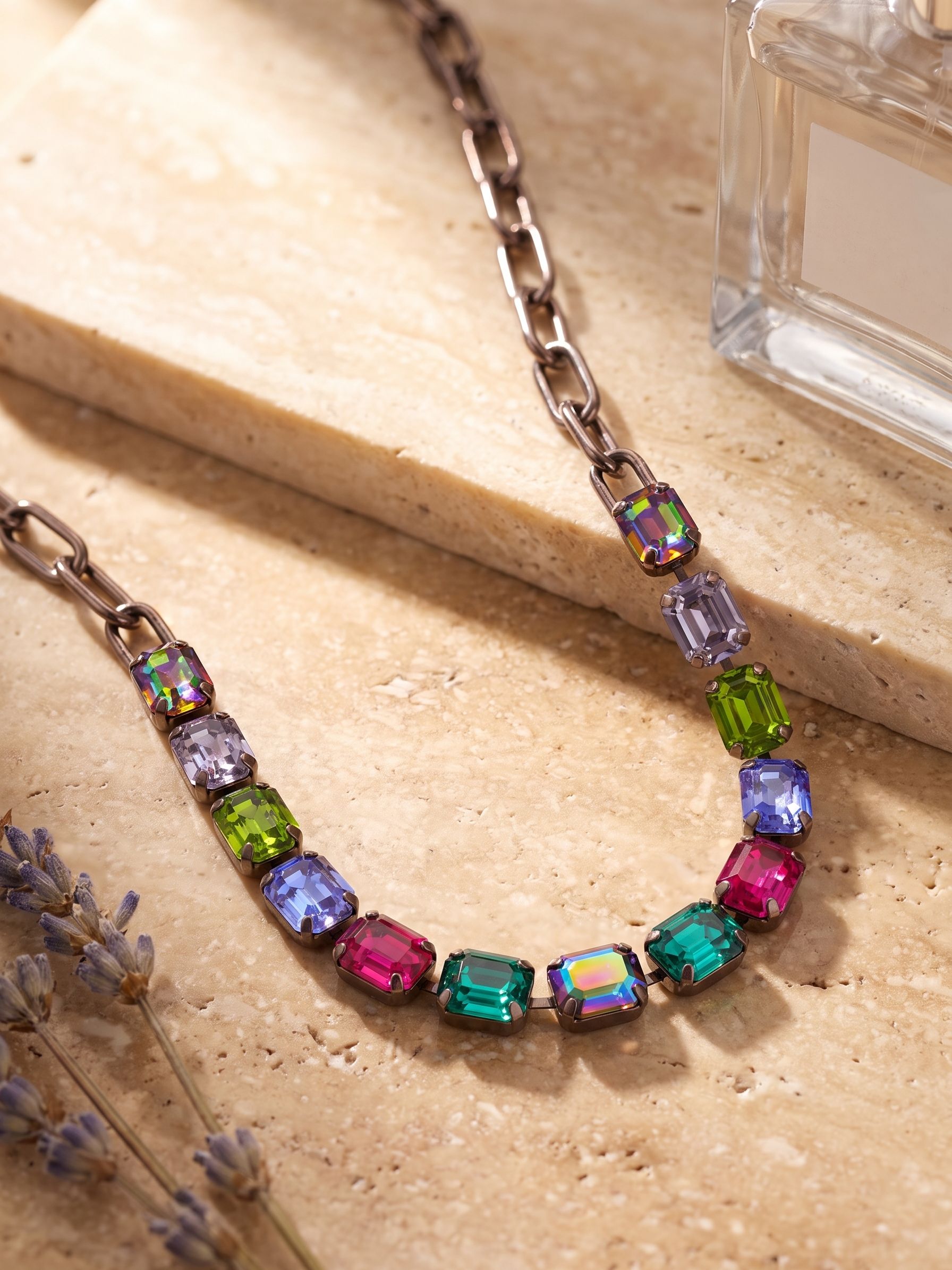 Octavia Paperclip Tennis Necklace - NFZ3GMNNI