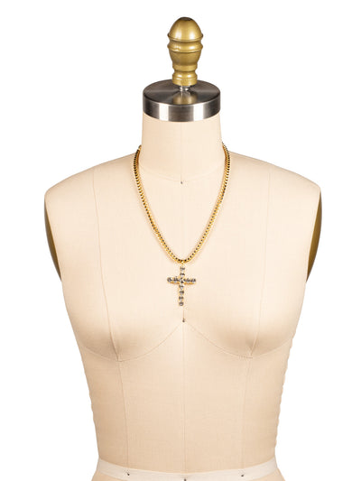 Christina Cross Pendant Necklace - NFZ9BGCRY