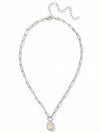 Octavia Scalloped Pendant Necklace