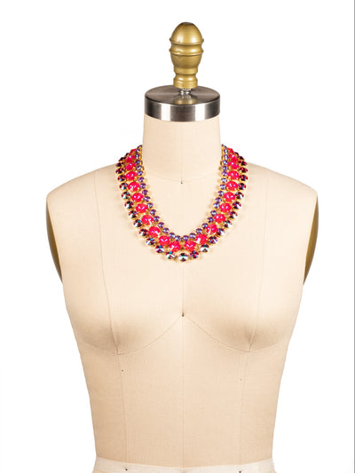 Penelope Layered Statement Necklace - NGB4BGREV
