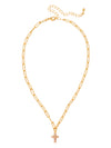 Carly Cross Pendant Necklace