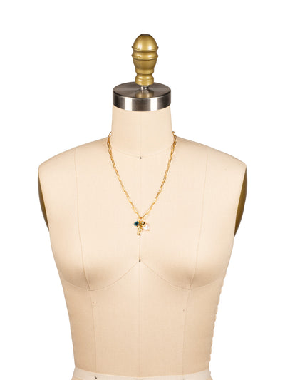 Seahorse Charm Pendant Necklace - NGE5BGCSD