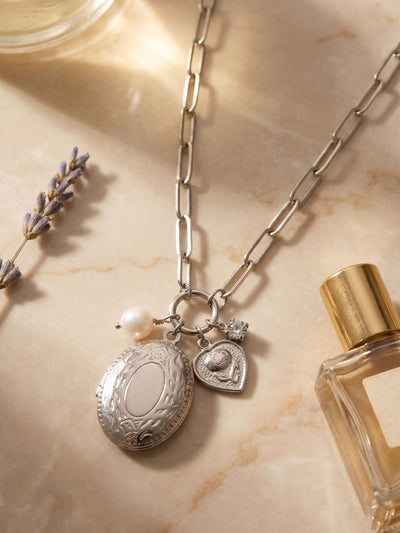 Rosie Locket Pendant Necklace - NGK1PDCRY