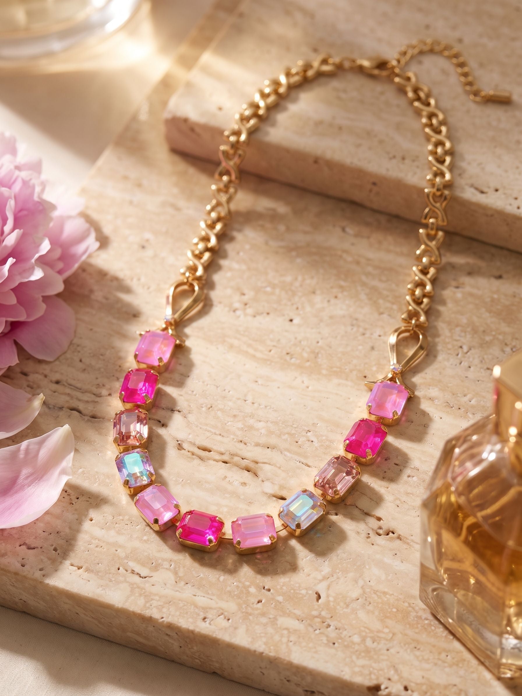 Ribbon of Hope Tennis Necklace - NGM2BGPIN