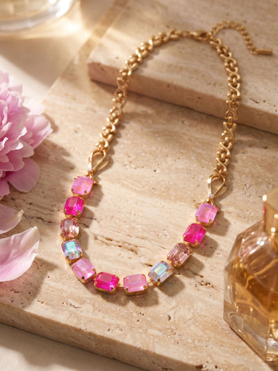 Ribbon of Hope Tennis Necklace - NGM2BGPIN