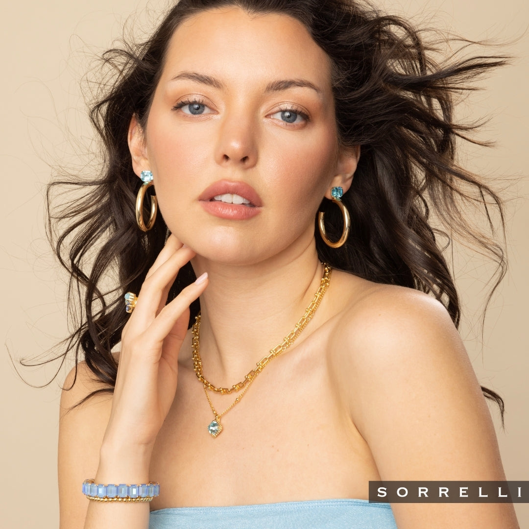 Keeley Emerald Cut Hoop Earrings - EFU6BGAQU