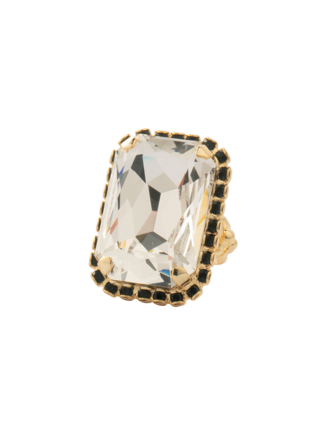 Luxurious Emerald-Cut Cocktail Ring - RBT69BGGBL
