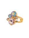 Crystal Assorted Rounds Stacked Ring