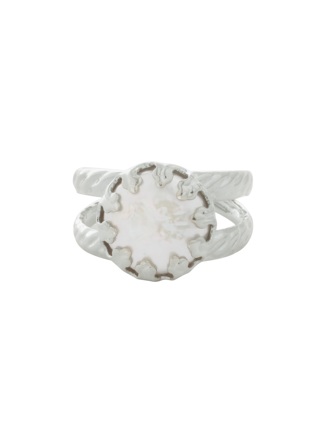 Isabella Cocktail Ring - REN35PDMDP - <p>This ring is a must have in your jewelry collection. With a beautiful freshwater pearl paired with a double band. Adjustable to fit ring sizes 6-8.</p>