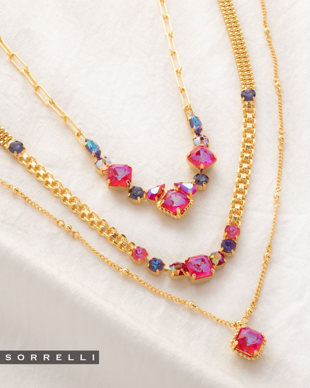 Izzy Tennis Necklace - NFY40BGREV