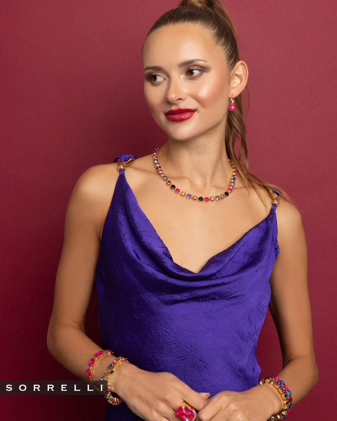 Matilda Tennis Necklace - NFJ4BGREV