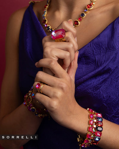 Marci Tennis Bracelet - BFZ2BGREV