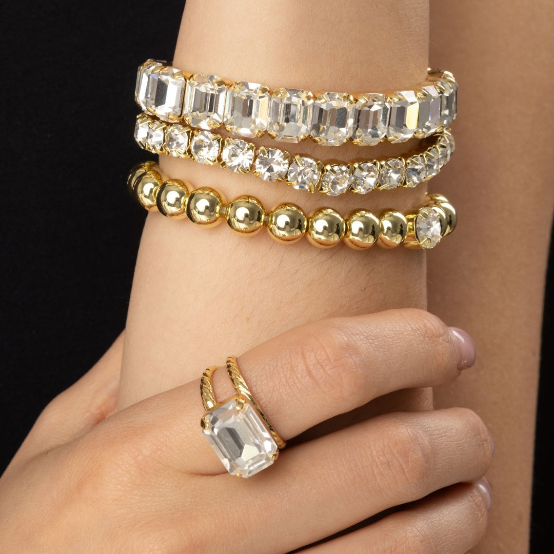 Emerald Cocktail Ring - RFL88BGCRY