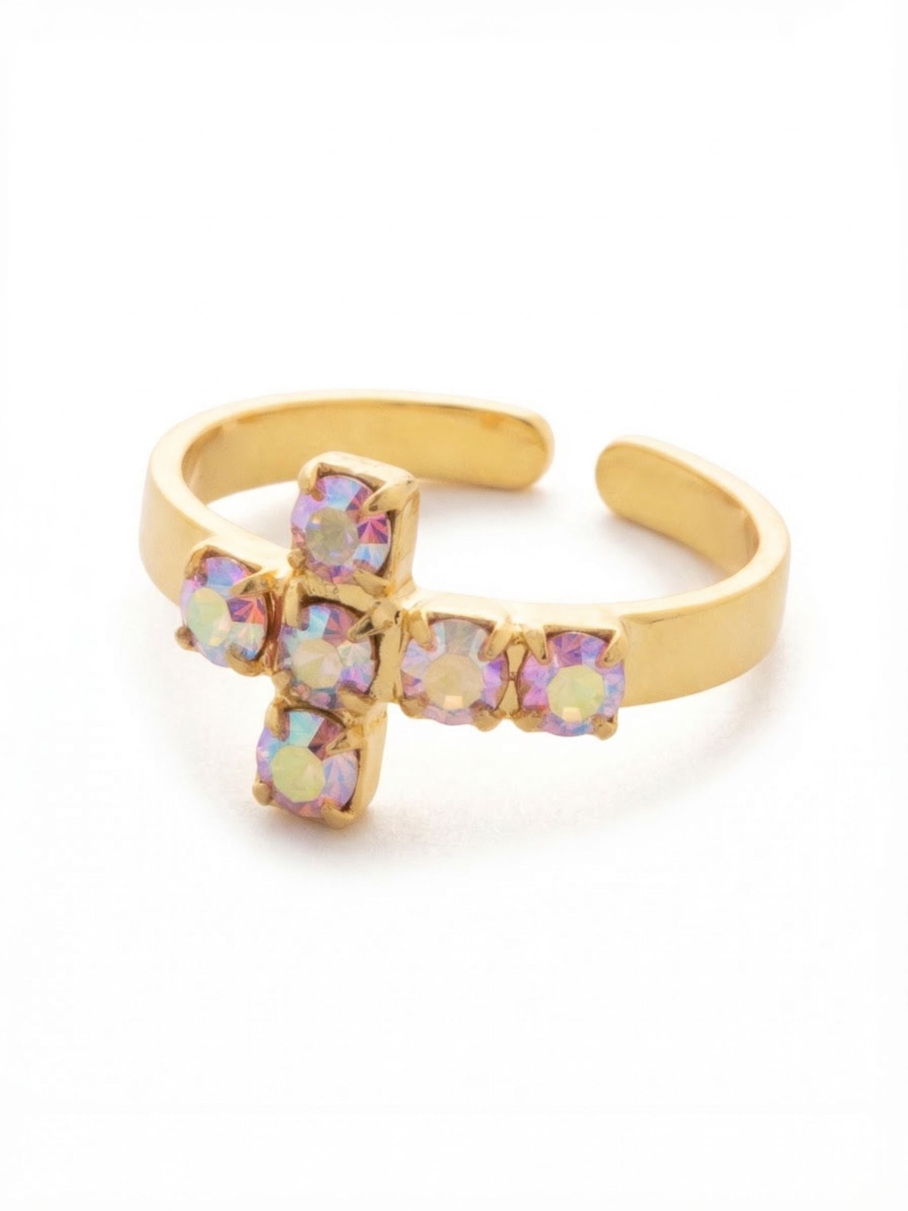 Carly Cross Band Ring - RGE1BGLRA - <p>RGE1BGLRA</p>