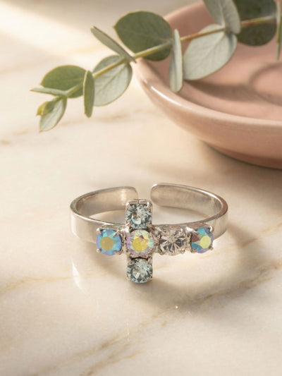 Carly Cross Band Ring - RGE1PDRQ