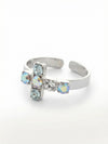 Carly Cross Band Ring