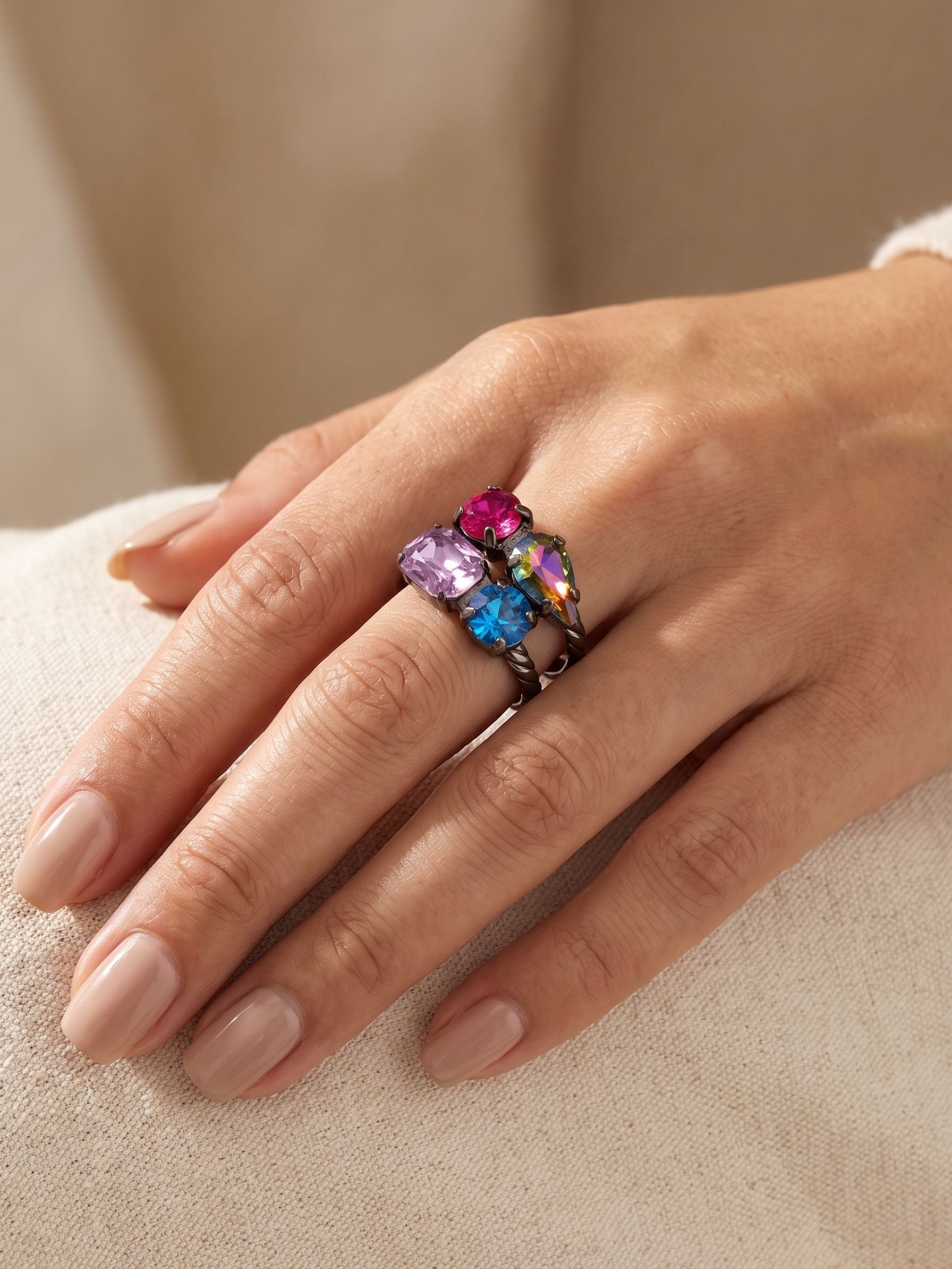 Moxie Adjustable Cocktail Ring - RGI3GMNNI