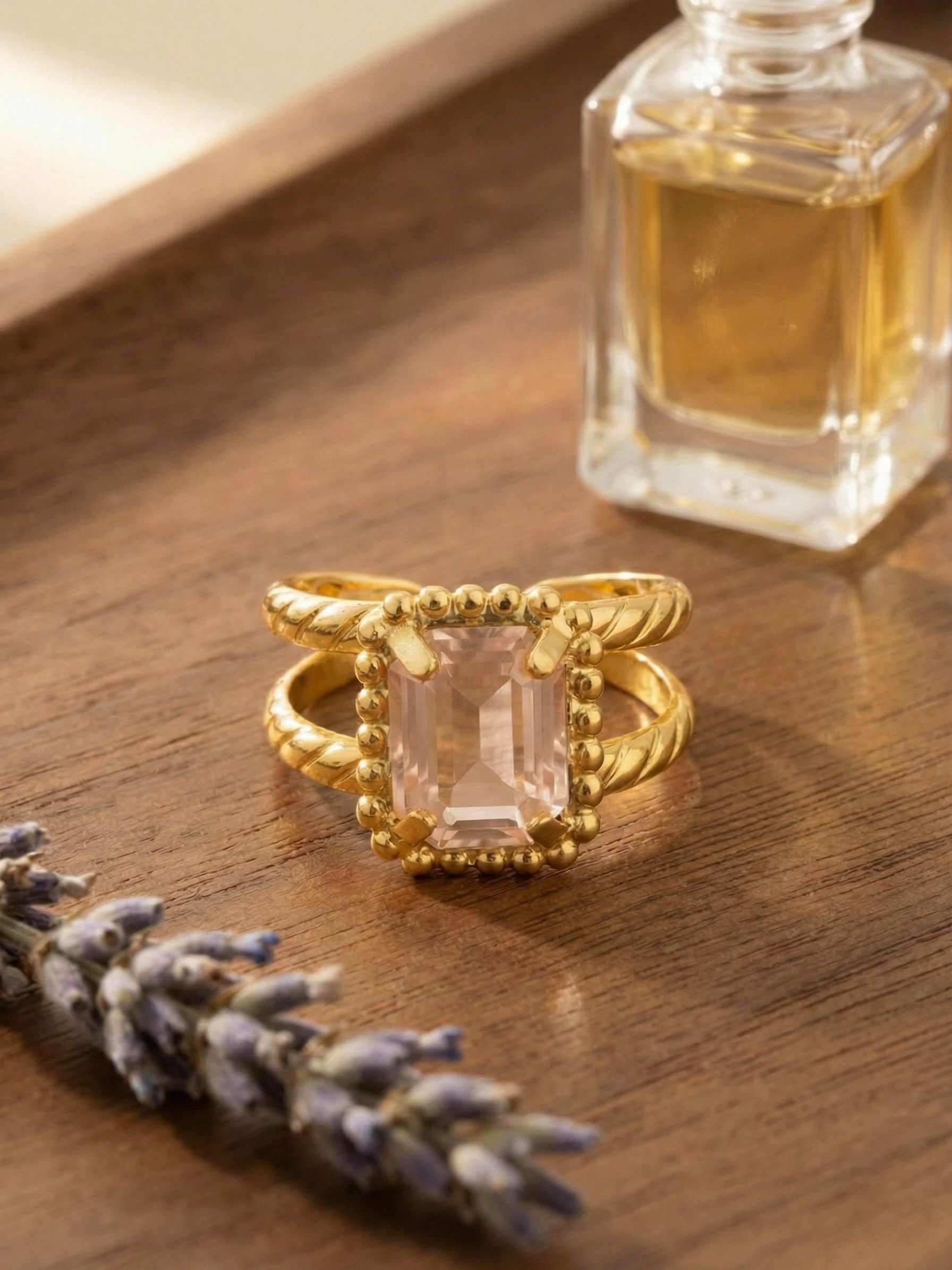 Octavia Scalloped Stacked Ring - RGK1BGGNS