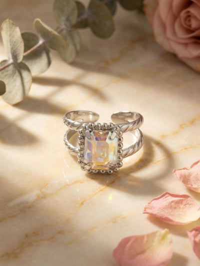 Octavia Scalloped Stacked Ring - RGK1PDCAB