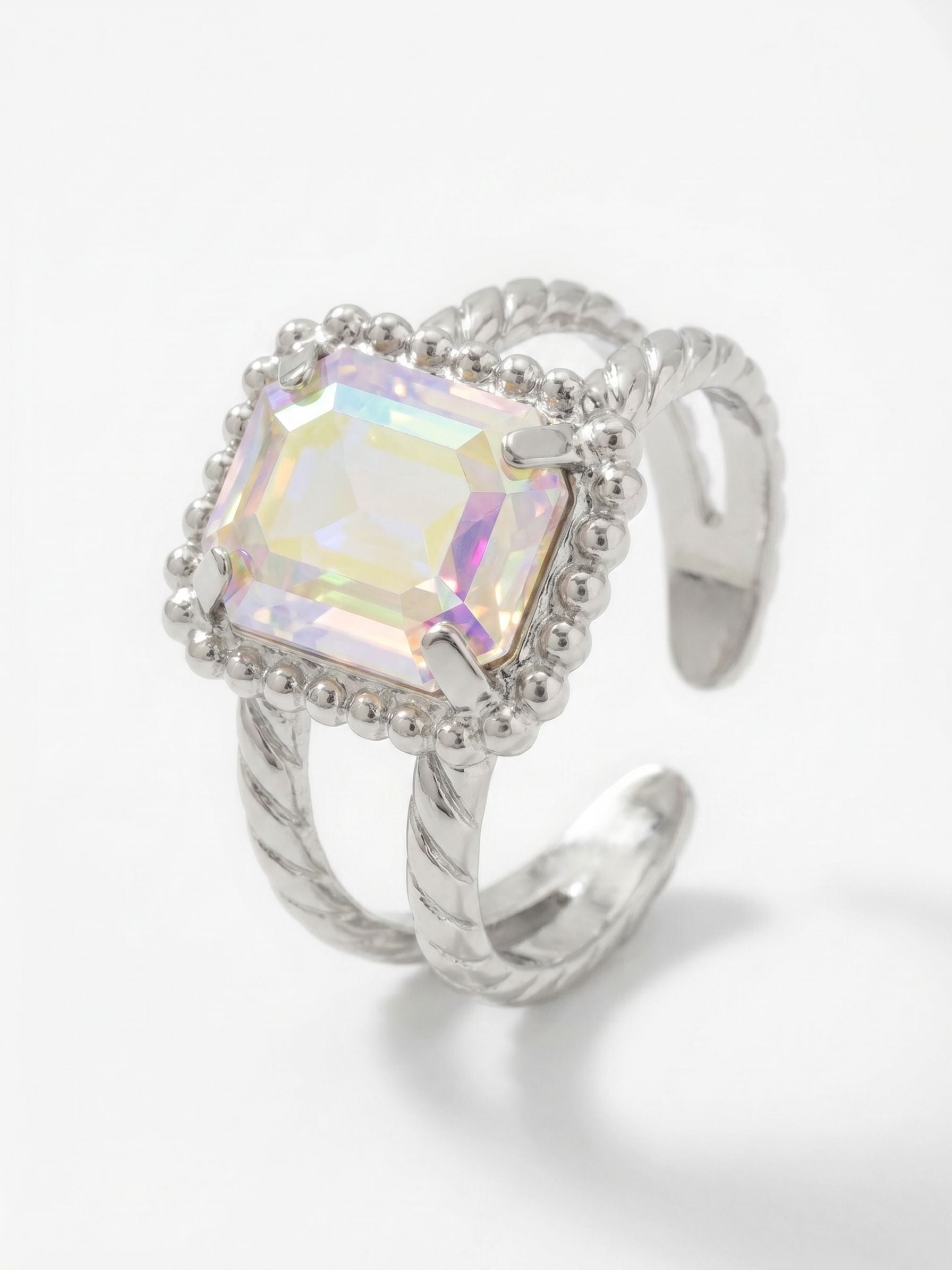 Octavia Scalloped Stacked Ring - RGK1PDCAB