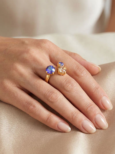 Bubbles Open Band Ring - RGK3BGDNM