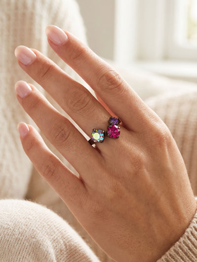 Bubbles Adjustable Open Band Ring - RGK3GMNNI
