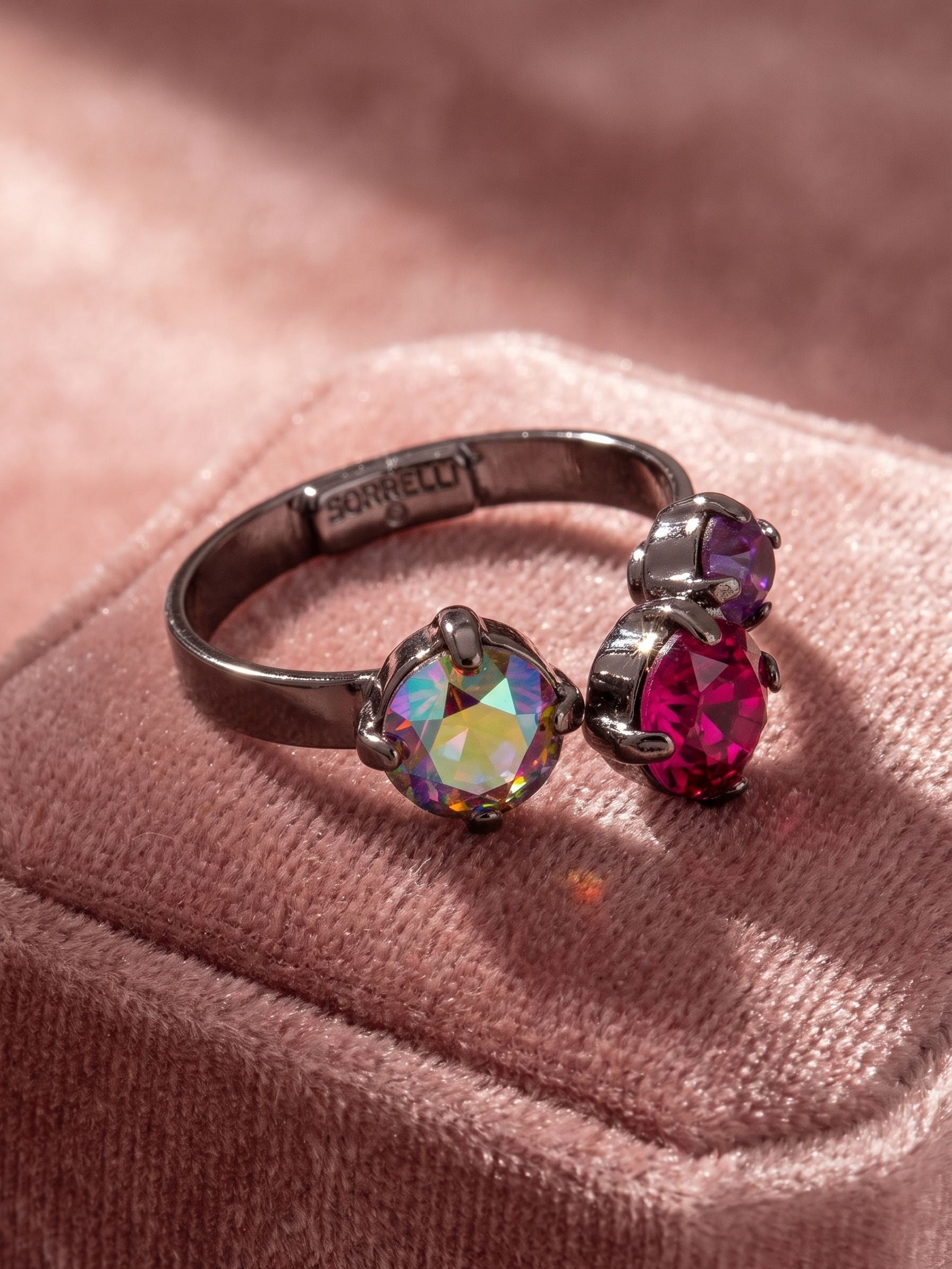 Bubbles Adjustable Open Band Ring - RGK3GMNNI