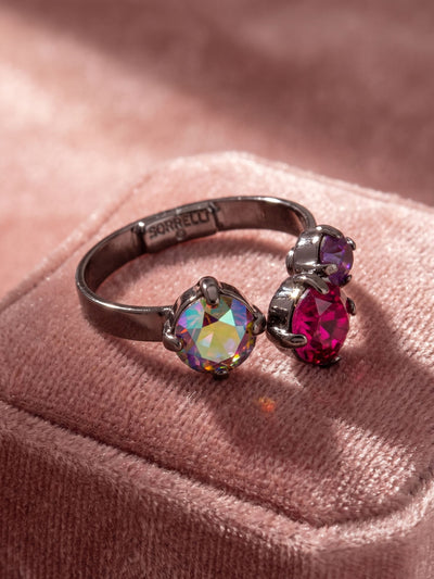 Bubbles Adjustable Open Band Ring - RGK3GMNNI