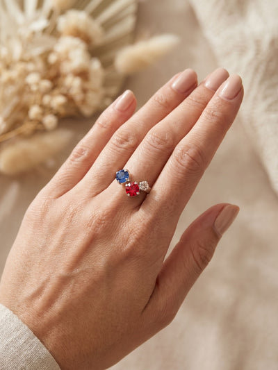 Bubbles Open Band Ring - RGK3PDUSA