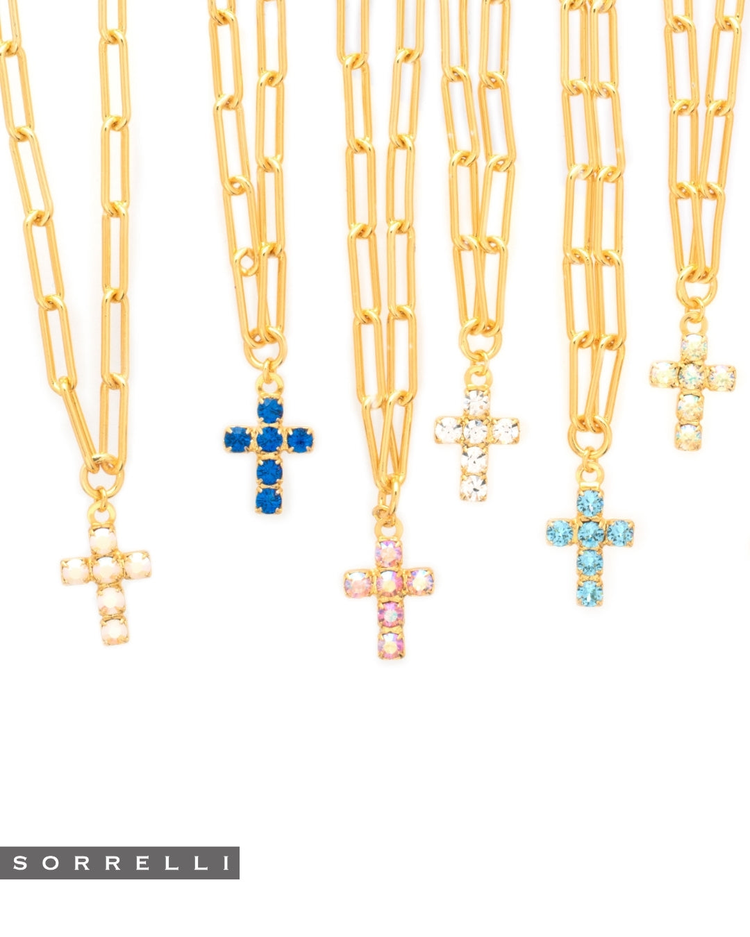 Carly Cross Pendant Necklace - NGE2BGSAP