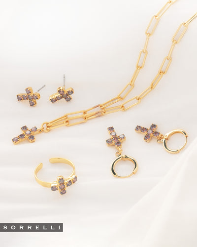 Carly Cross Pendant Necklace - NGE2BGVO