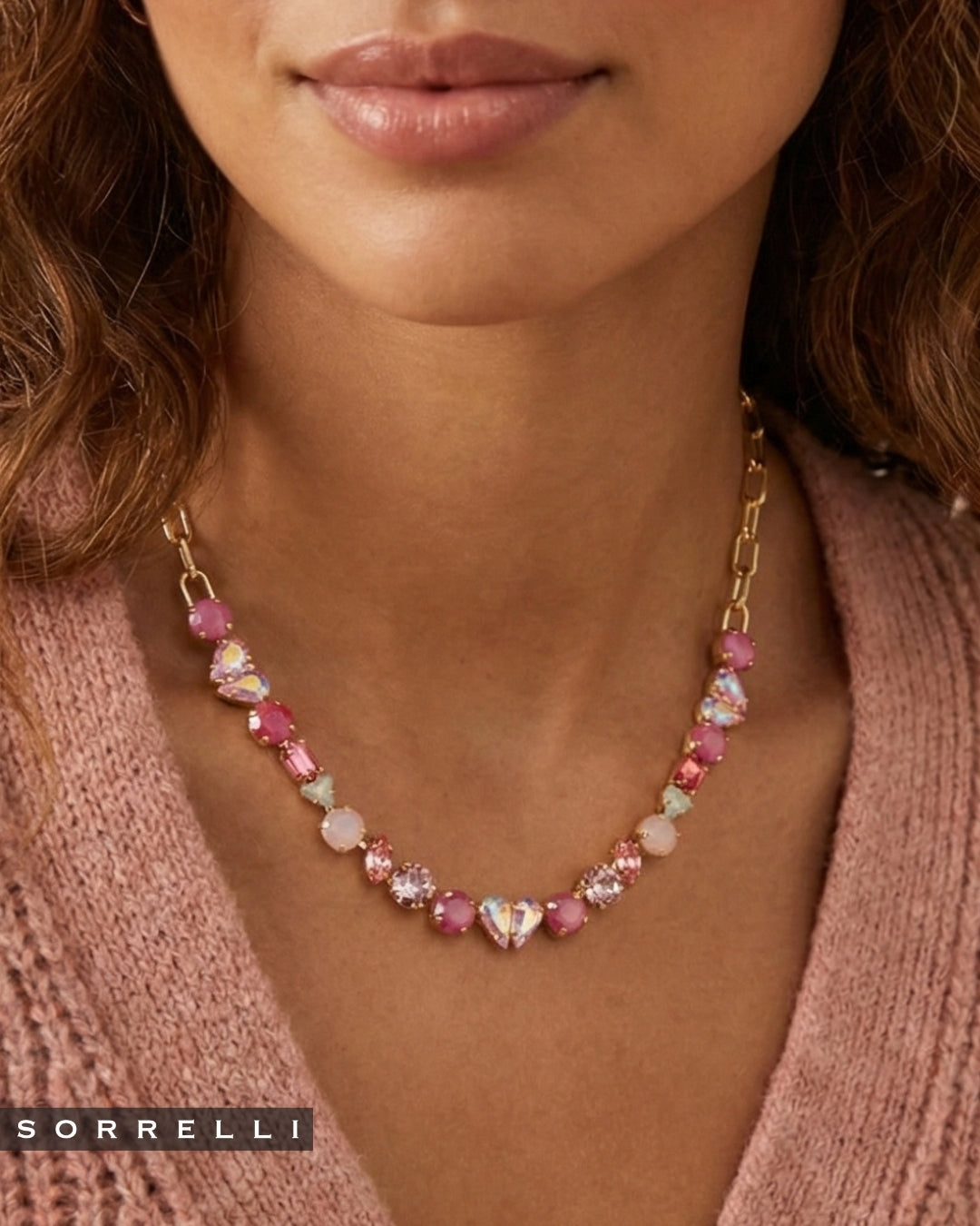 Crystal Crush Tennis Necklace - NGF5BGPRO