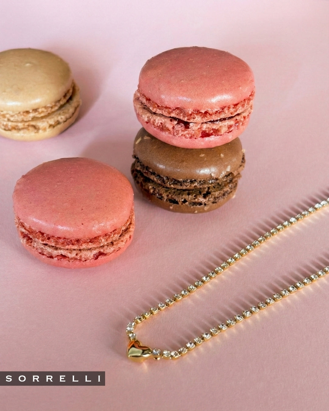 Mini Marnie Heart Tennis Necklace - NGF6BGCRY