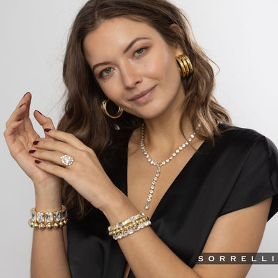 Chunky Zola Tennis Necklace - 4NFS90BGMTL