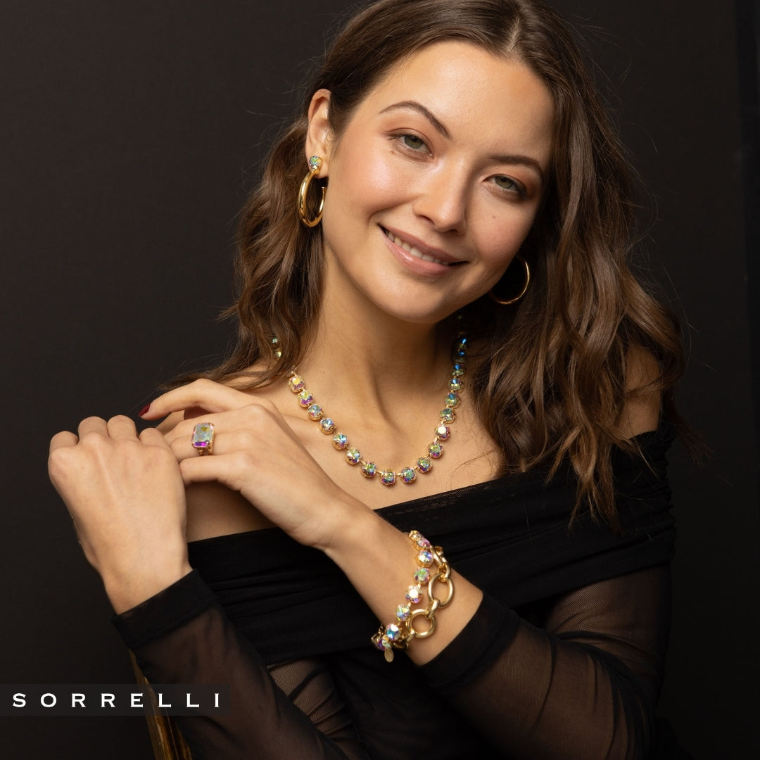 Keeley Studded Hoop Earrings - EFP26BGCAB